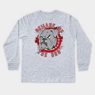 Beware of the Dog Kids Long Sleeve T-Shirt